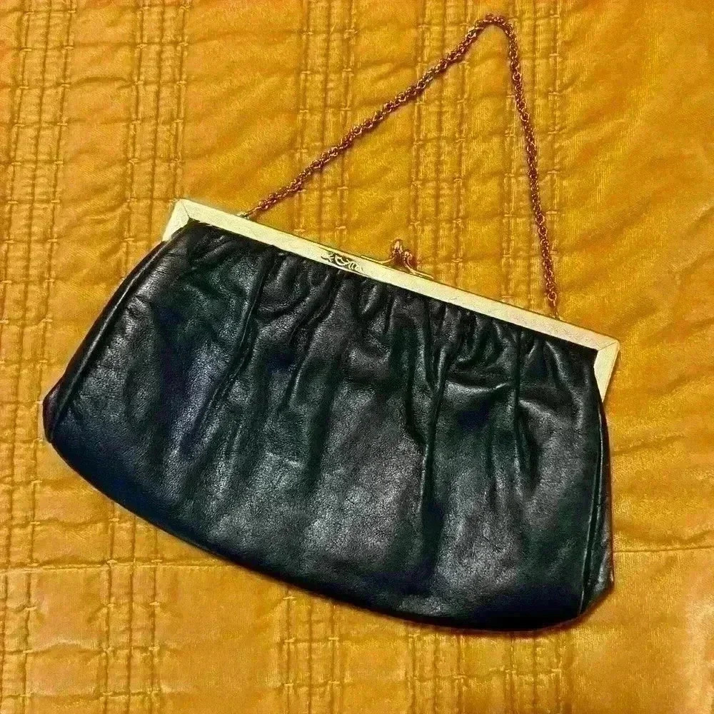 Vintage Etra Leather Clutch, Purse - Picture 4 of 4